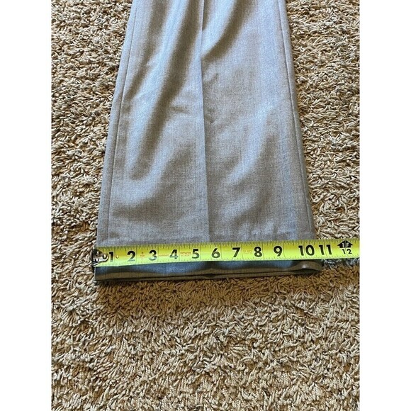 Pendleton Pants Womens Size 16 100% Virgin Wool Gray High Rise Made in USA Slack - Picture 9 of 10